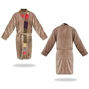 Doctor Who Tom Baker Retro Beige Cotton Bath Robe